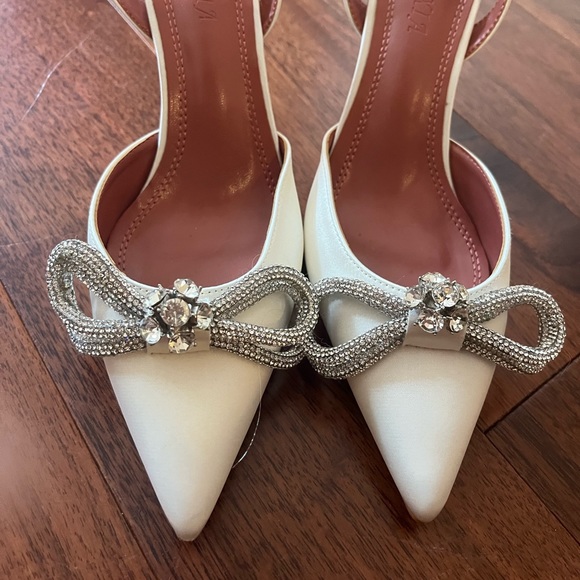 Brand new white slingbacks size 39 fits like 8 - Picture 2 of 4